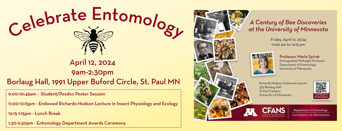 Celebrate entomology, April 12, 2024